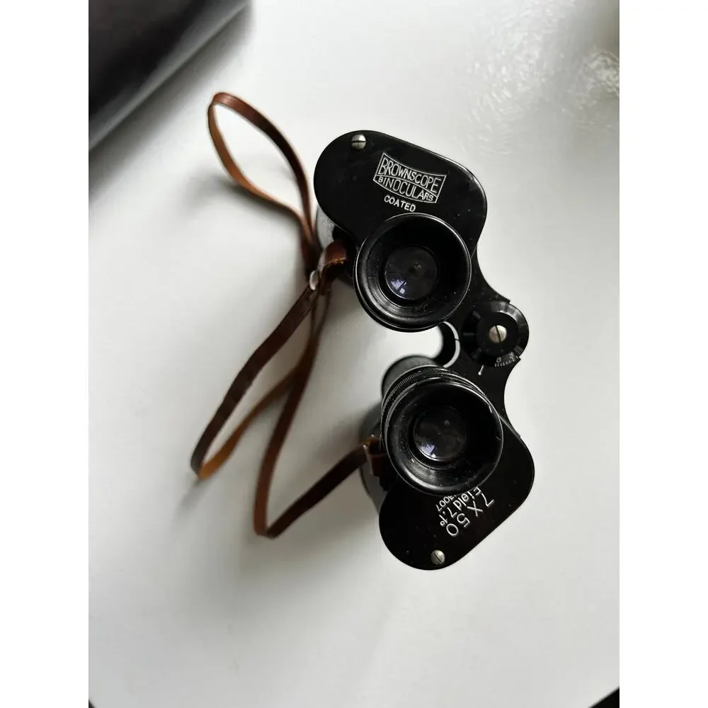 VTG Brownscope binoculars made in occupied Japan, with case great condition